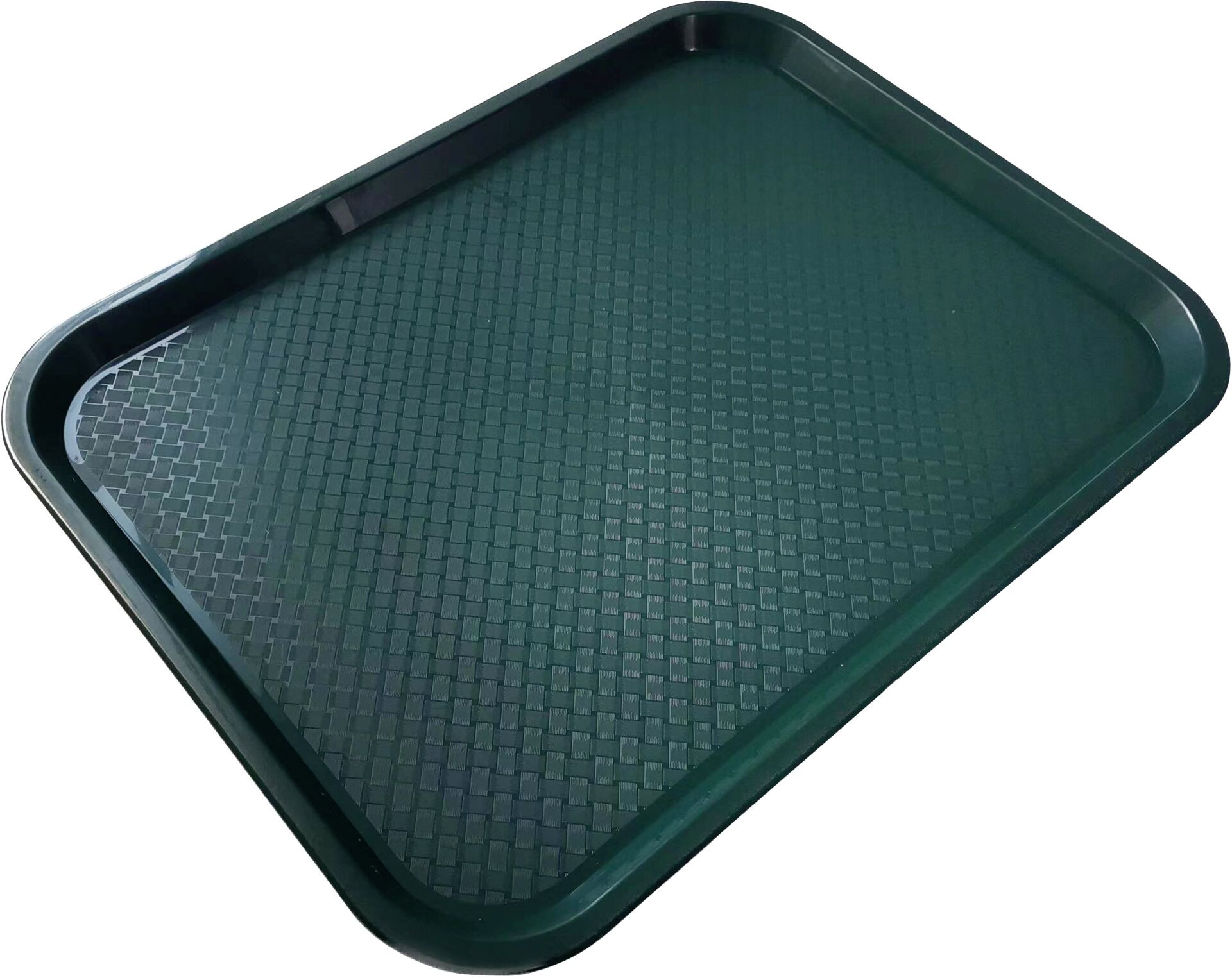 Serviertablett PP 41,5x31cm dunkelgrün